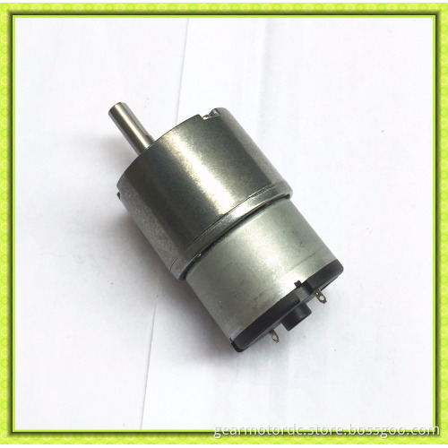 Metal gearbox 37mm diameter small geared motor dc 24v for Automatic paper dispenser
